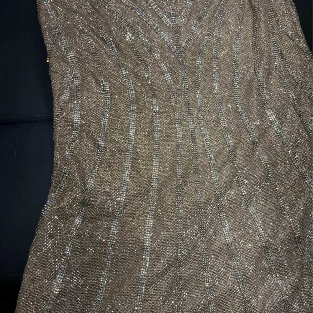 Gold Prom Dress - Picture 3 of 4
